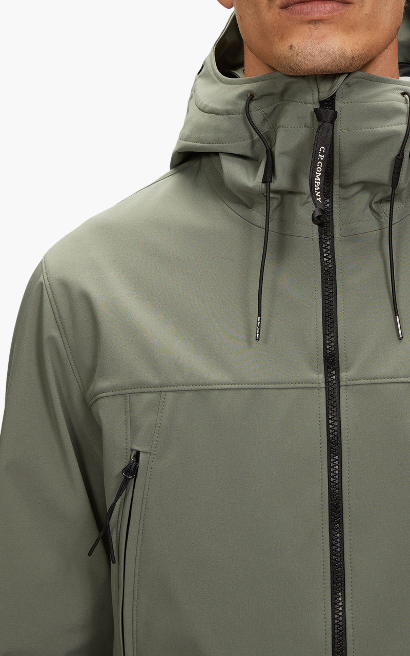 C.P. Company C.P. Shell-R Goggle Jacket Bronze Green