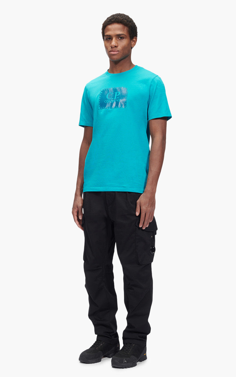 C.P. Company Stretch Sateen Loose Fit Cargo Pants Black