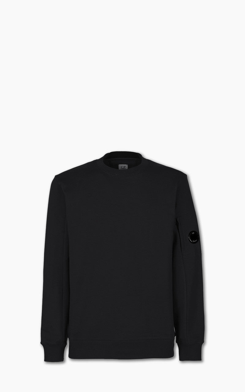 C.P. Company Diagonal Raised Fleece Sweatshirt Black