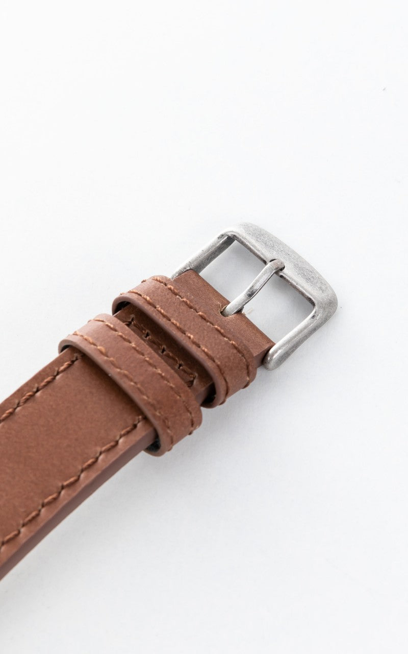 Military Surplus Vintage Army Watch Quartz Yellow/Brown