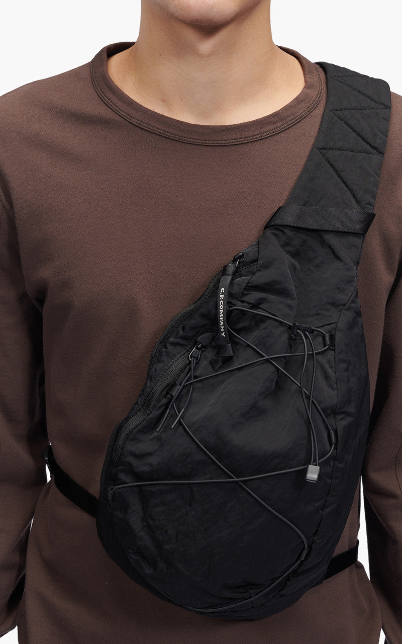 C.P. Company Nylon B Crossbody Backpack Black