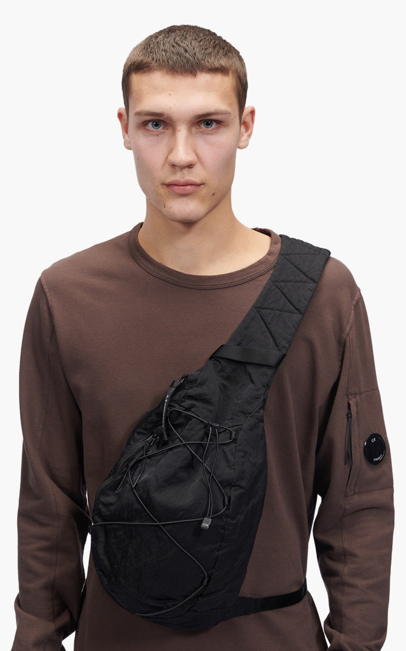 C.P. Company Nylon B Crossbody Backpack Black