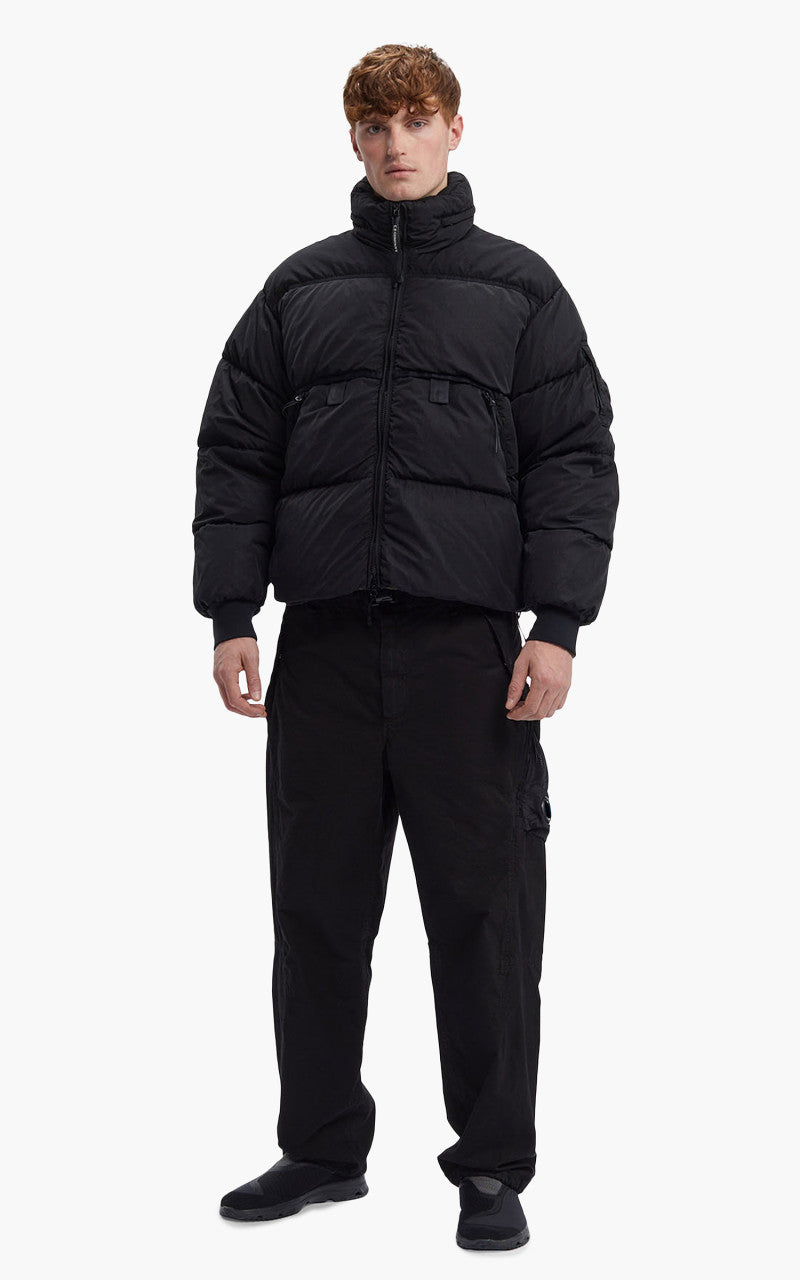 C.P. Company Eco-Chrome R Mixed Down Jacket Black
