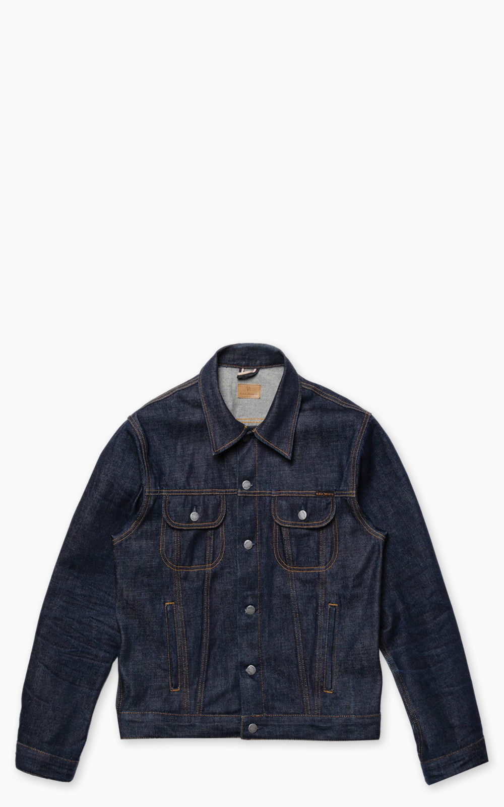 Nudie Jeans Danny Ace Selvage Denim Jacket Dry Bue