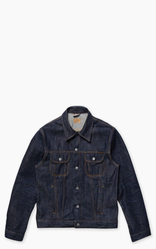 Nudie Jeans Danny Ace Selvage Denim Jacket Dry Bue