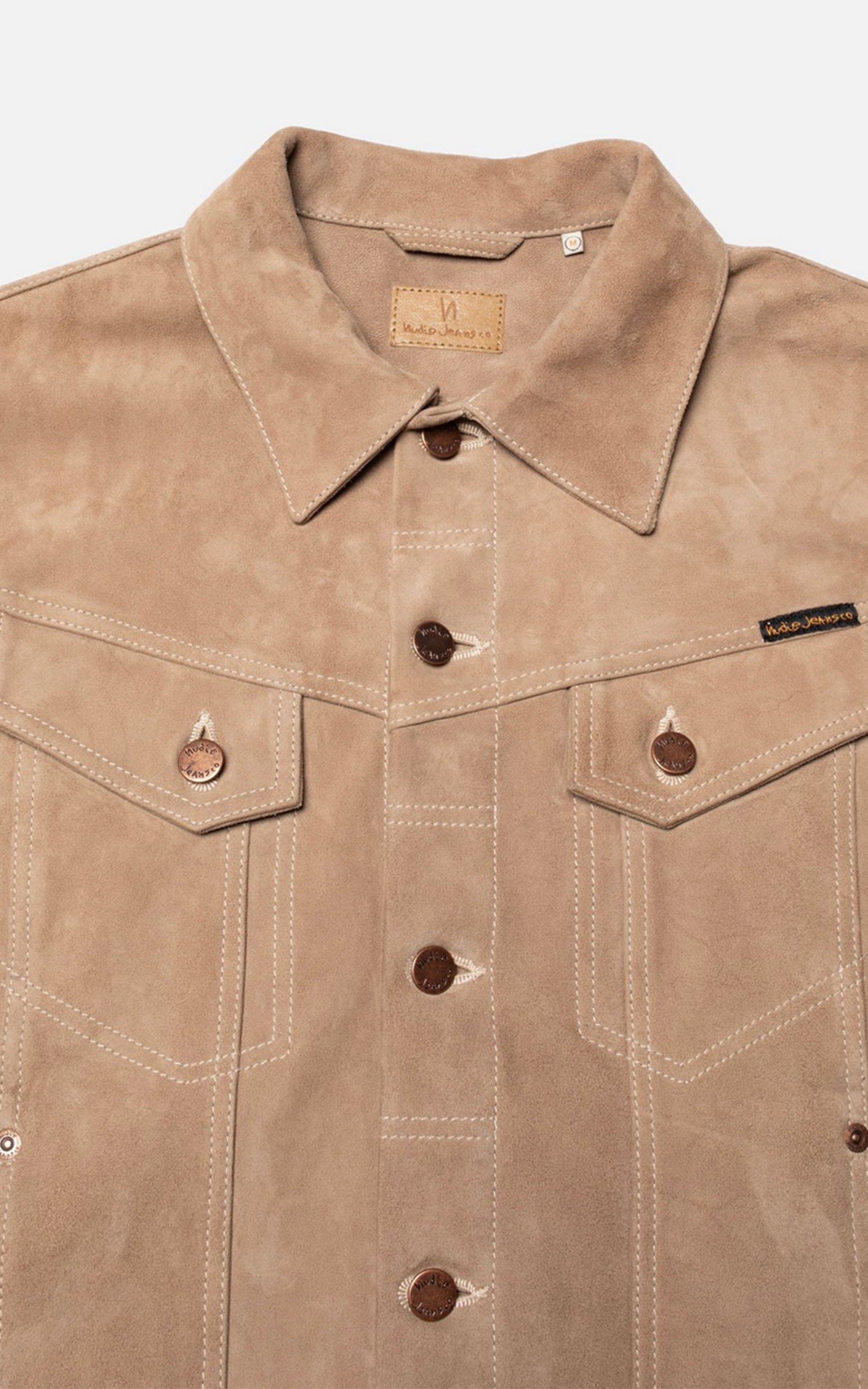 Nudie Jeans Willy Suede Jacket Mud