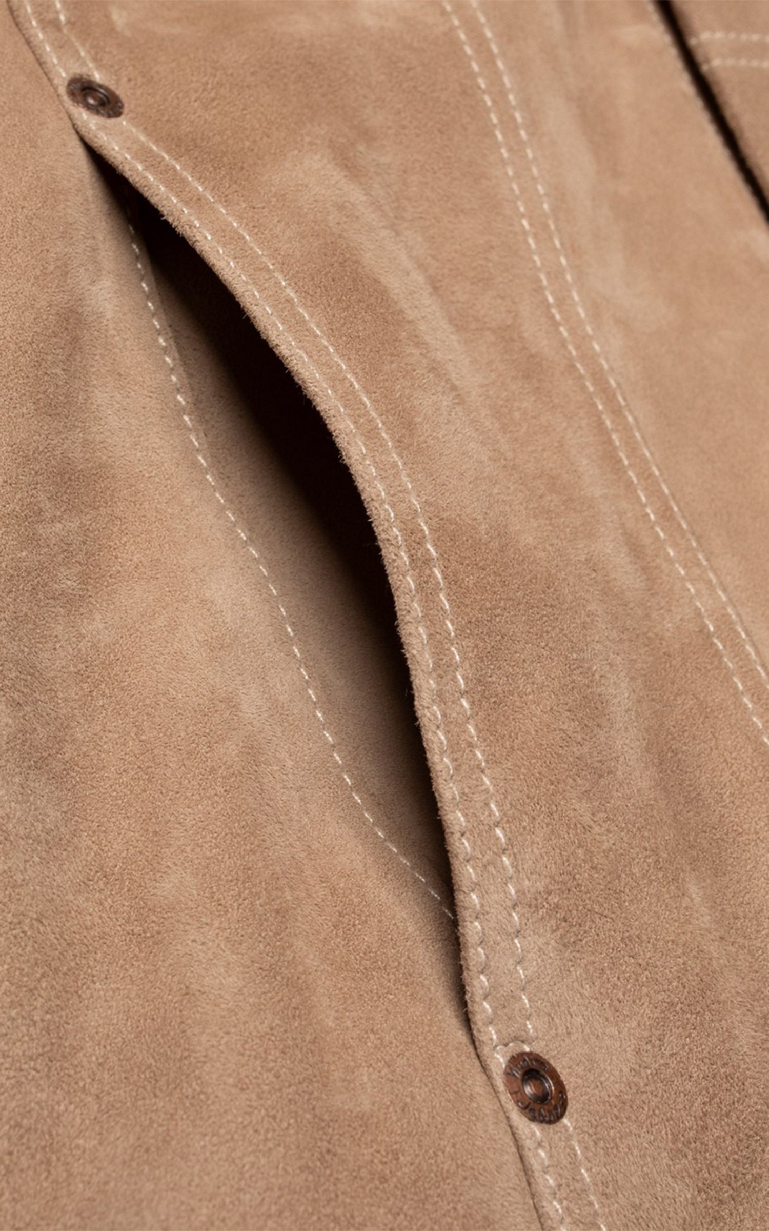 Nudie Jeans Willy Suede Jacket Mud