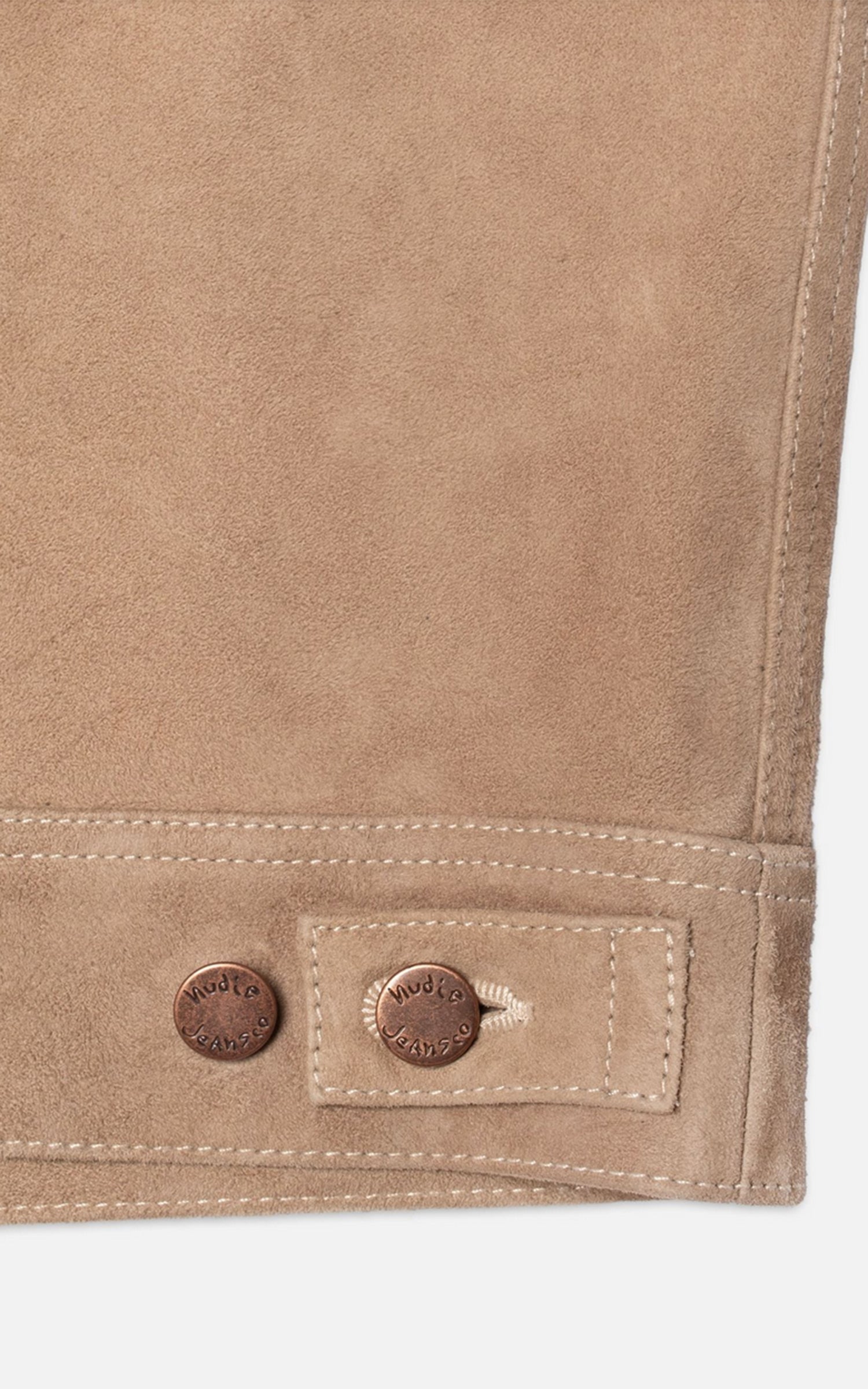 Nudie Jeans Willy Suede Jacket Mud