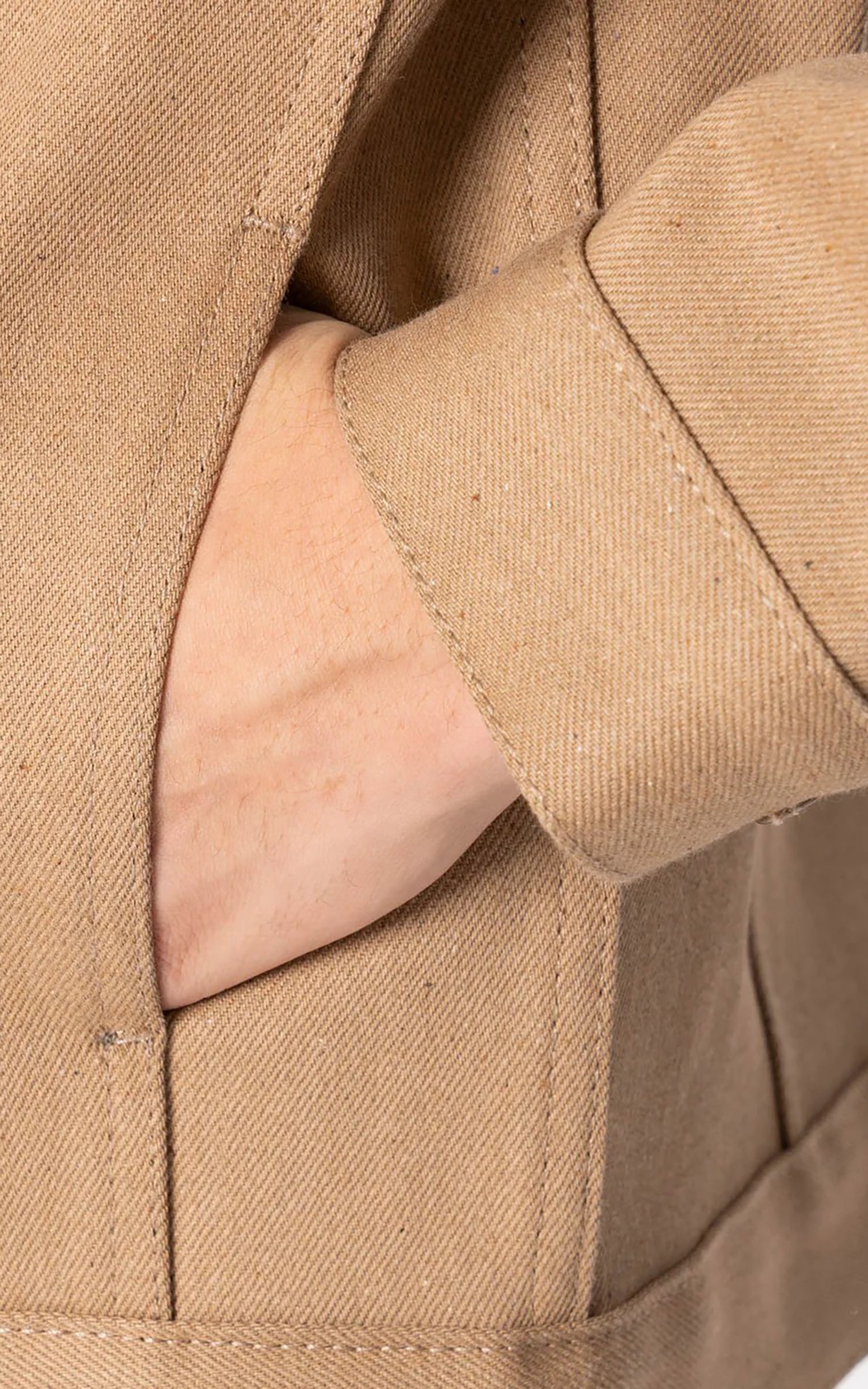 Naked & Famous Denim Denim Jacket Brown Fox Selvedge Brown 13oz