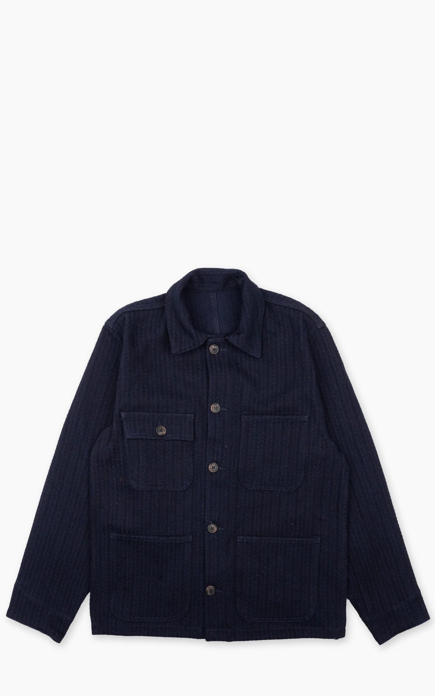 Naked & Famous Denim Chore Coat Sugiaya Indigo