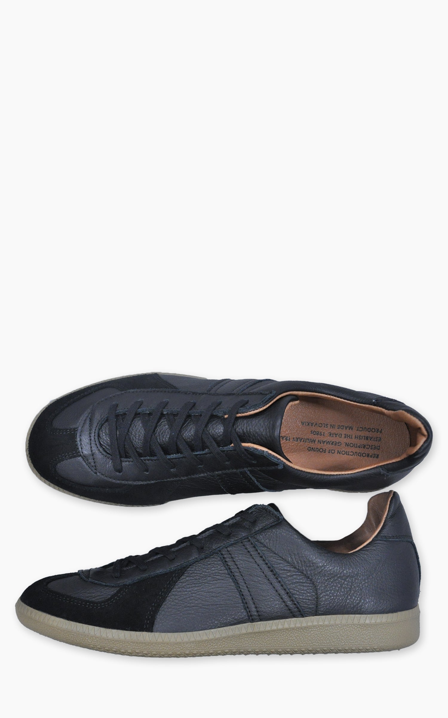 Reproduction Of Found 1700L German Military Trainer Black