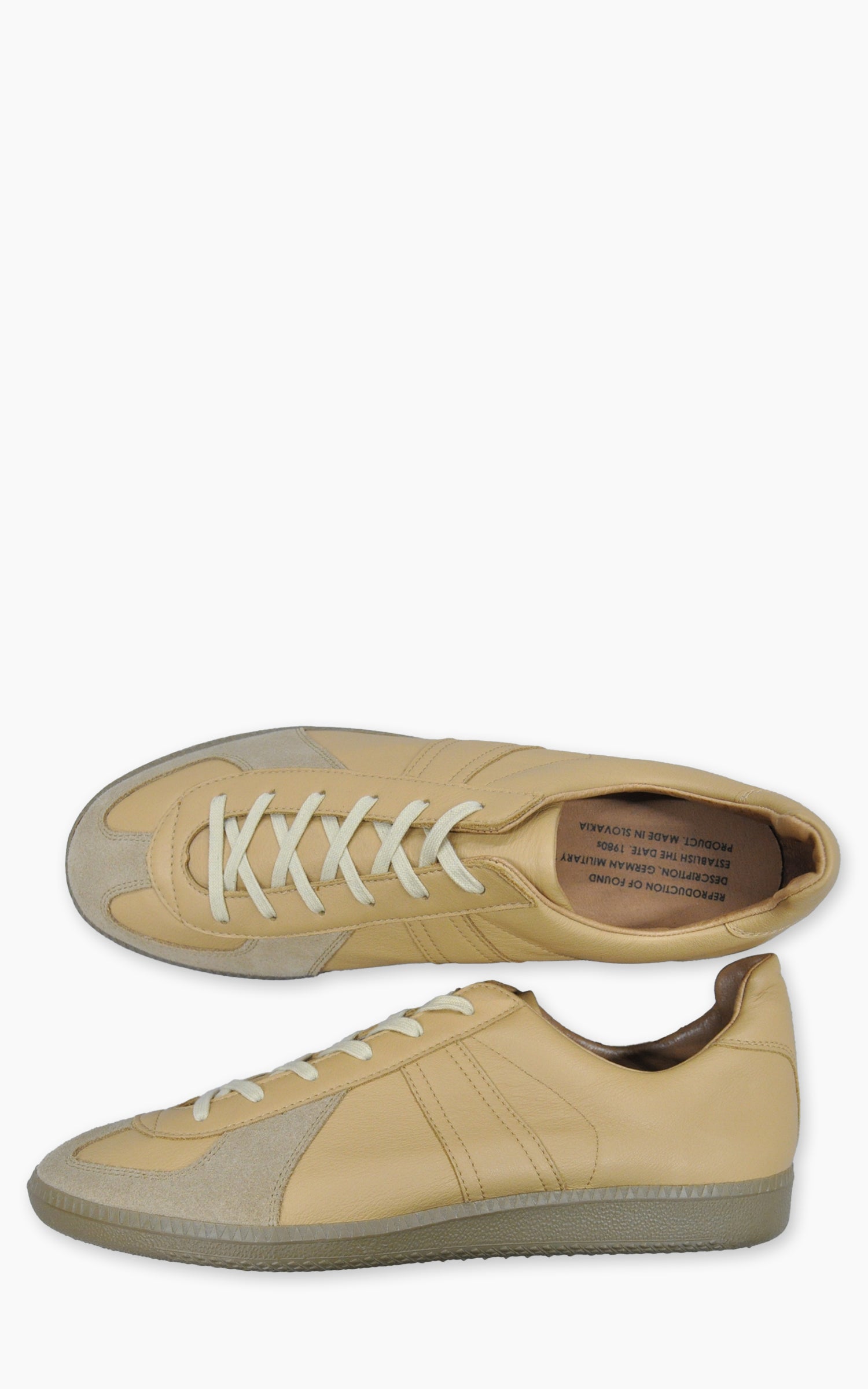 Reproduction Of Found 1700L German Military Trainer Light Beige
