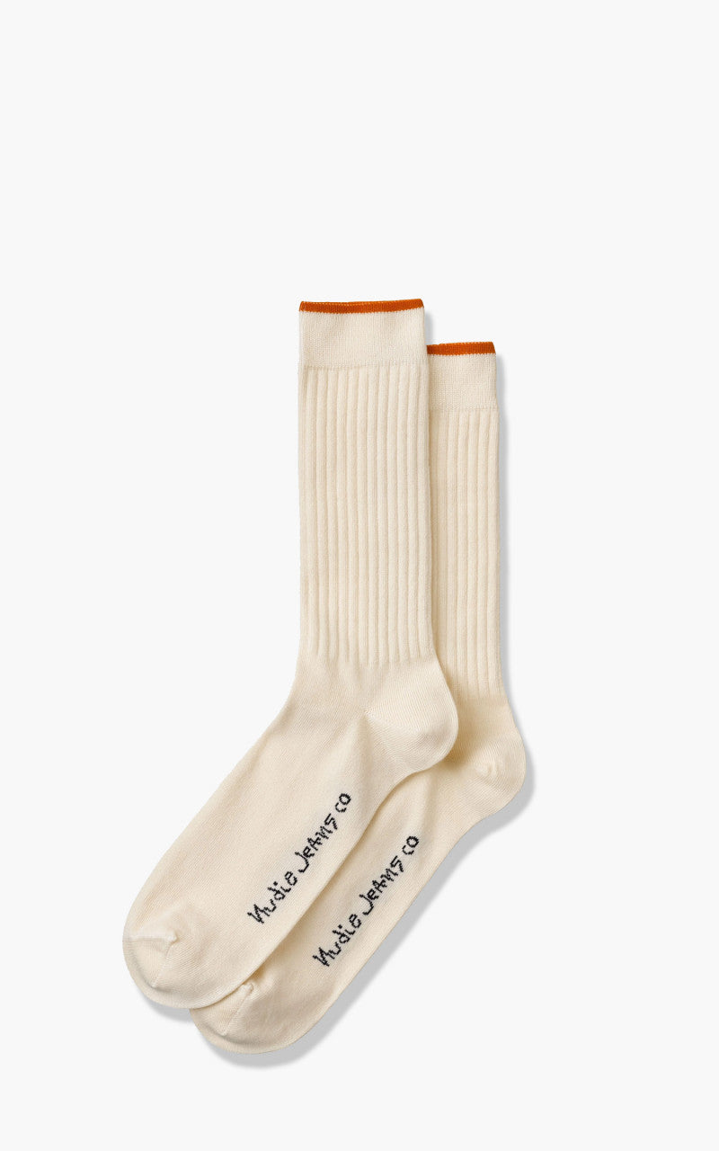 Nudie Jeans Gunnarsson Socks Offwhite