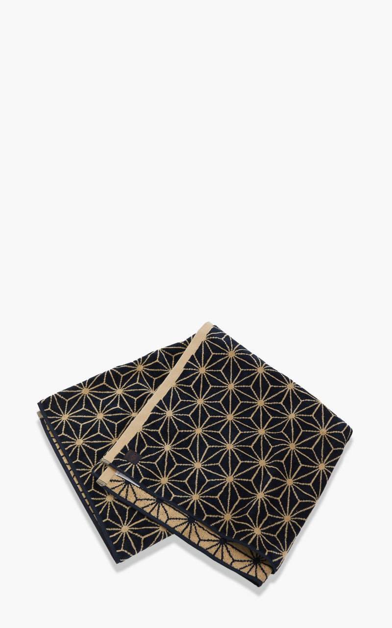 Nudie Jeans Beach Towel Asanoha Navy