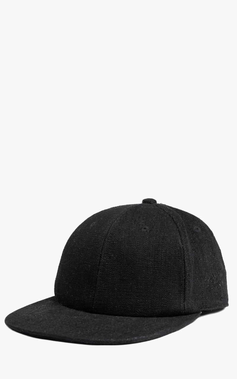 Naked & Famous Denim Baseball Cap Japan Heritage Selvedge Black