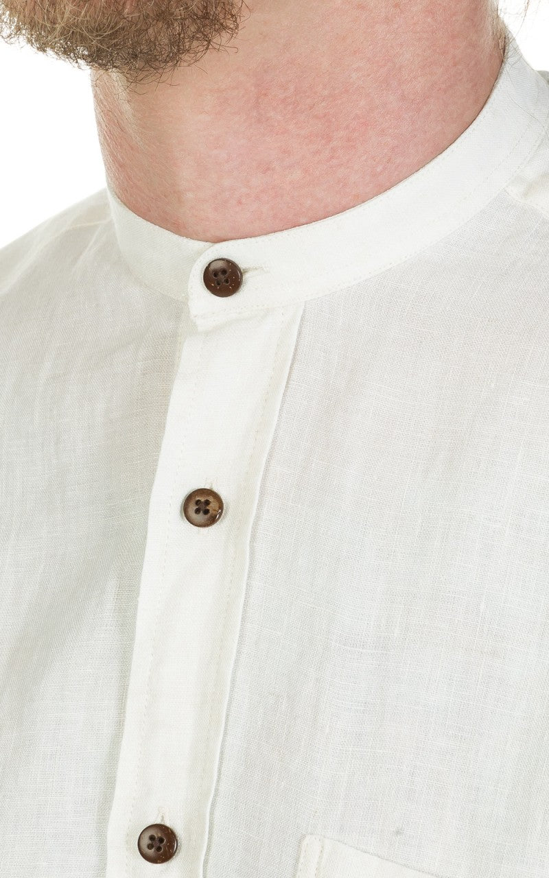 Pike Brothers 1923 Buccanoy Shirt Linen Ecru
