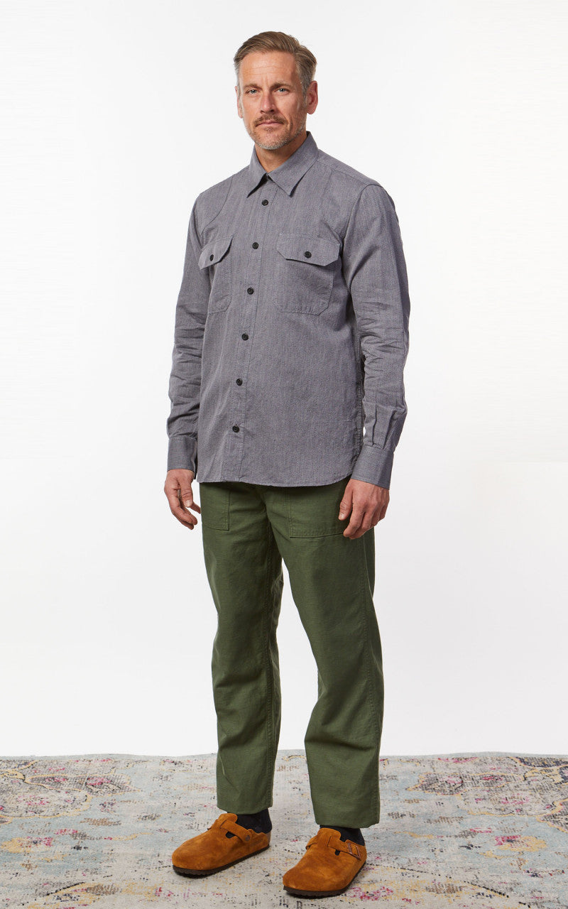 Pike Brothers 1932 Engineer Shirt Union Grey