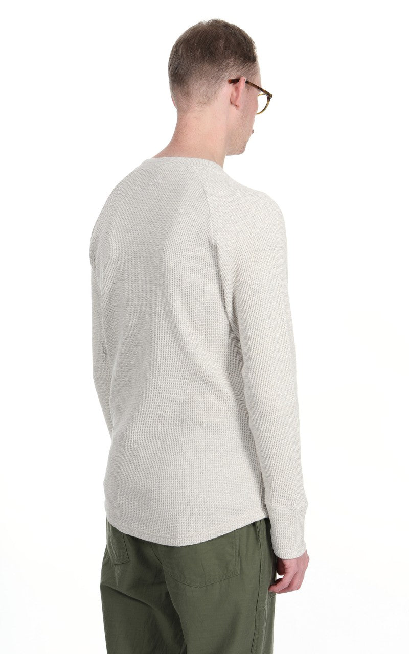 Pike Brothers 1936 Waffle Shirt Long Sleeve Natural
