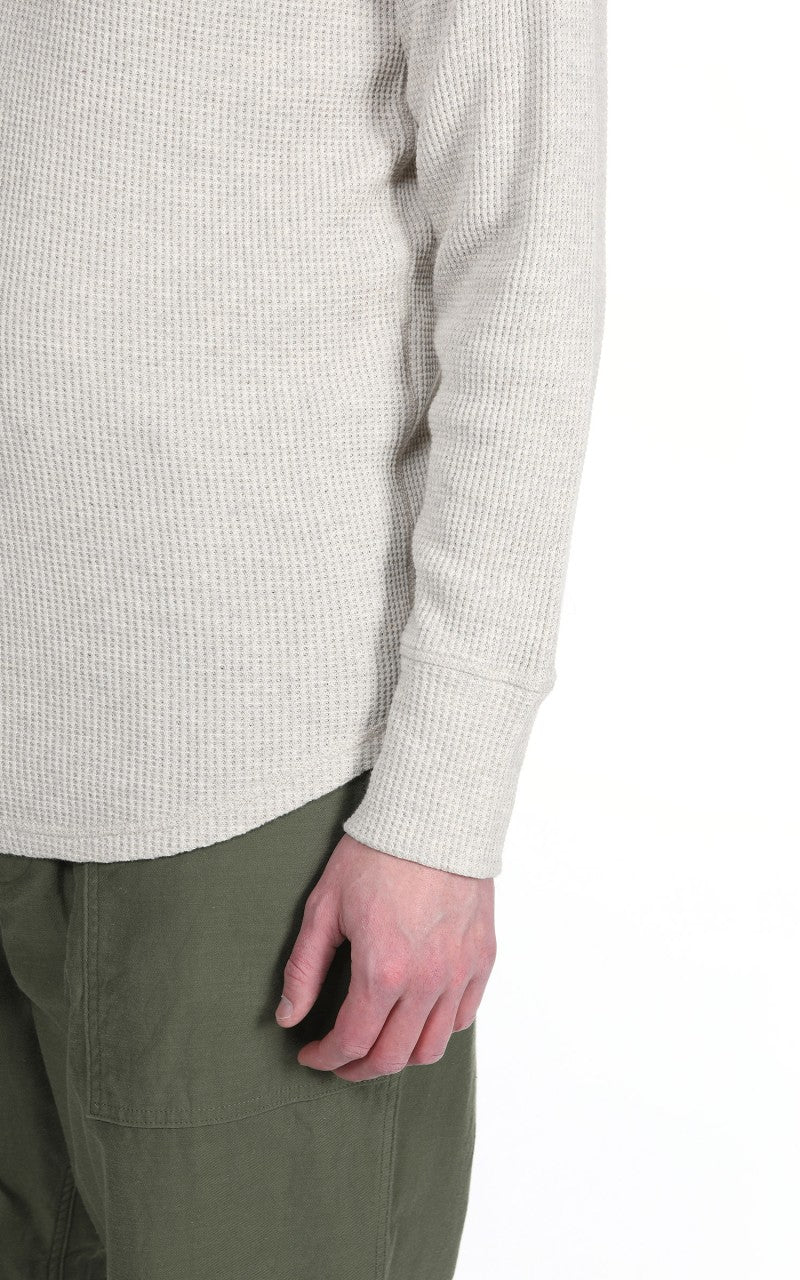 Pike Brothers 1936 Waffle Shirt Long Sleeve Natural
