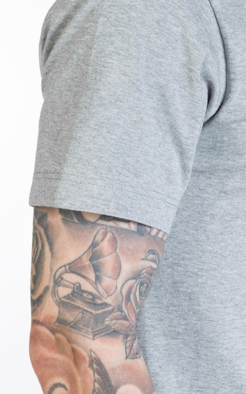 Merz b. Schwanen 1950s Crew Neck Tee Greymelange