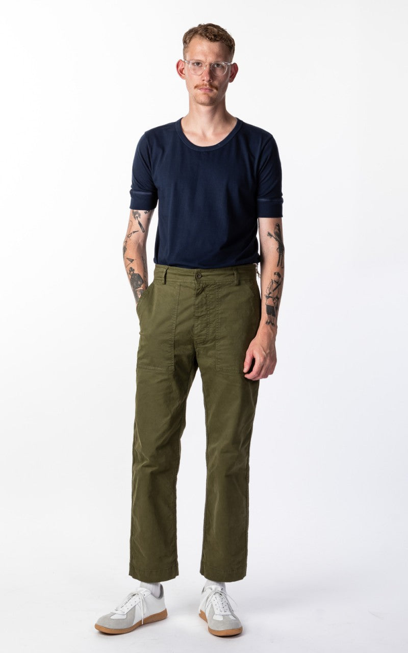 Merz b. Schwanen 1960s Army Tee Ink Blue