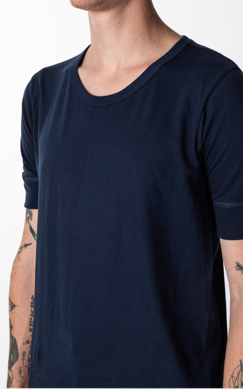 Merz b. Schwanen 1960s Army Tee Ink Blue