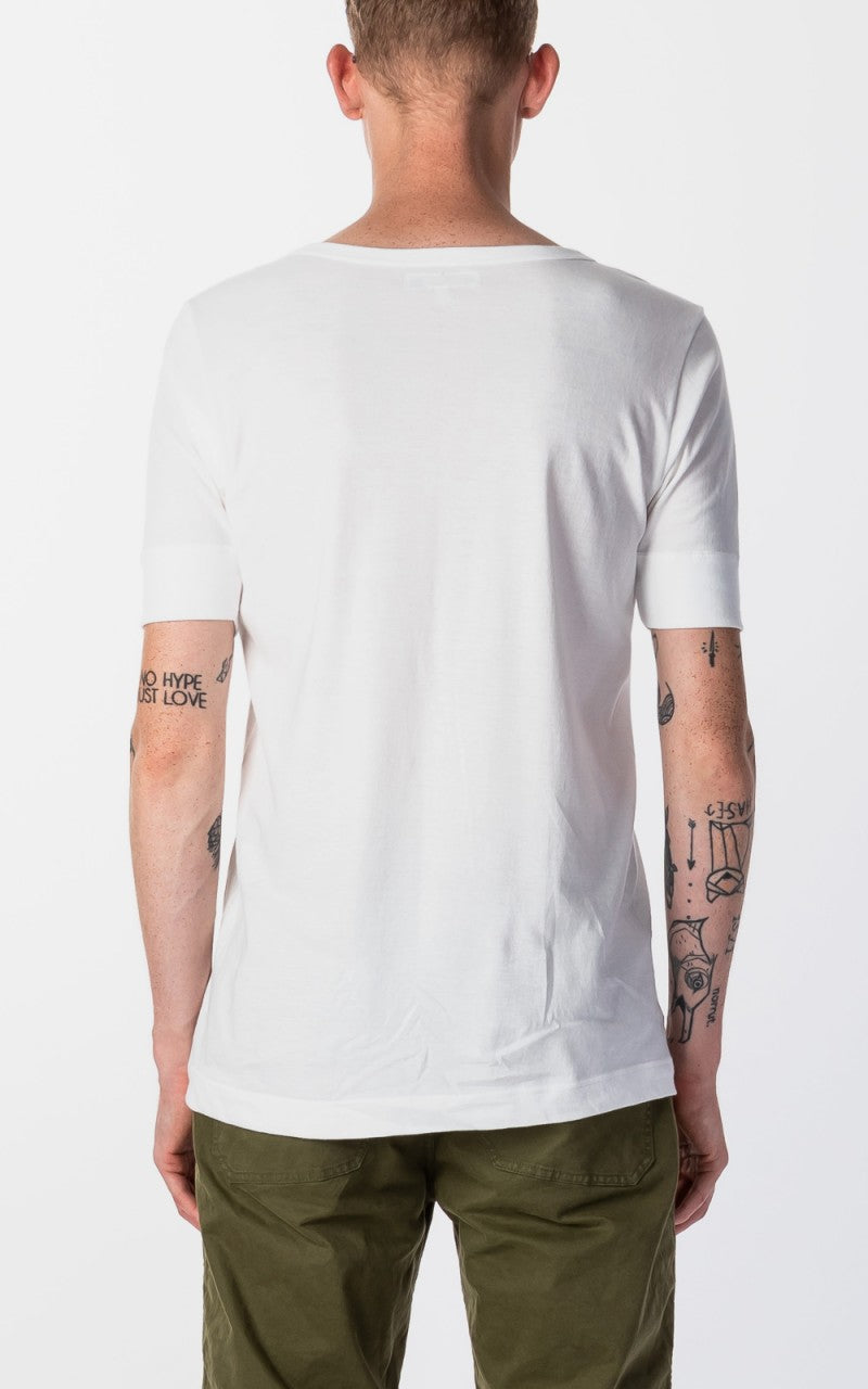 Merz b. Schwanen 1960s Army Tee White