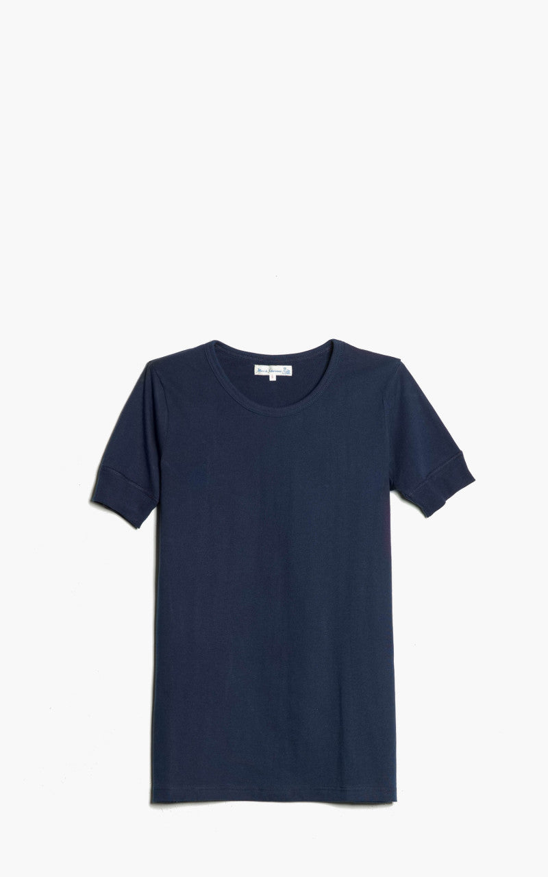 Merz b. Schwanen 1960s Army Tee Ink Blue