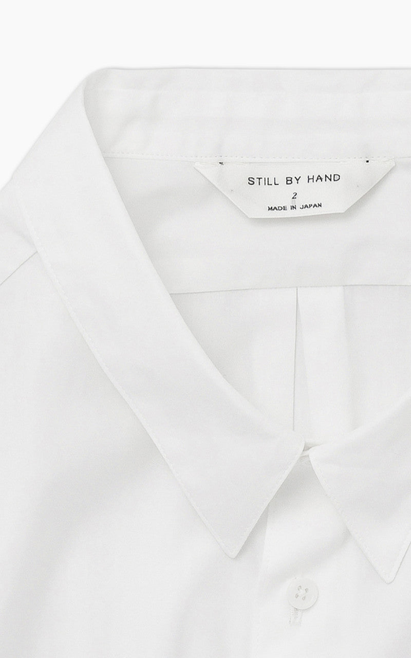 Still By Hand Regular Collar Shirt White