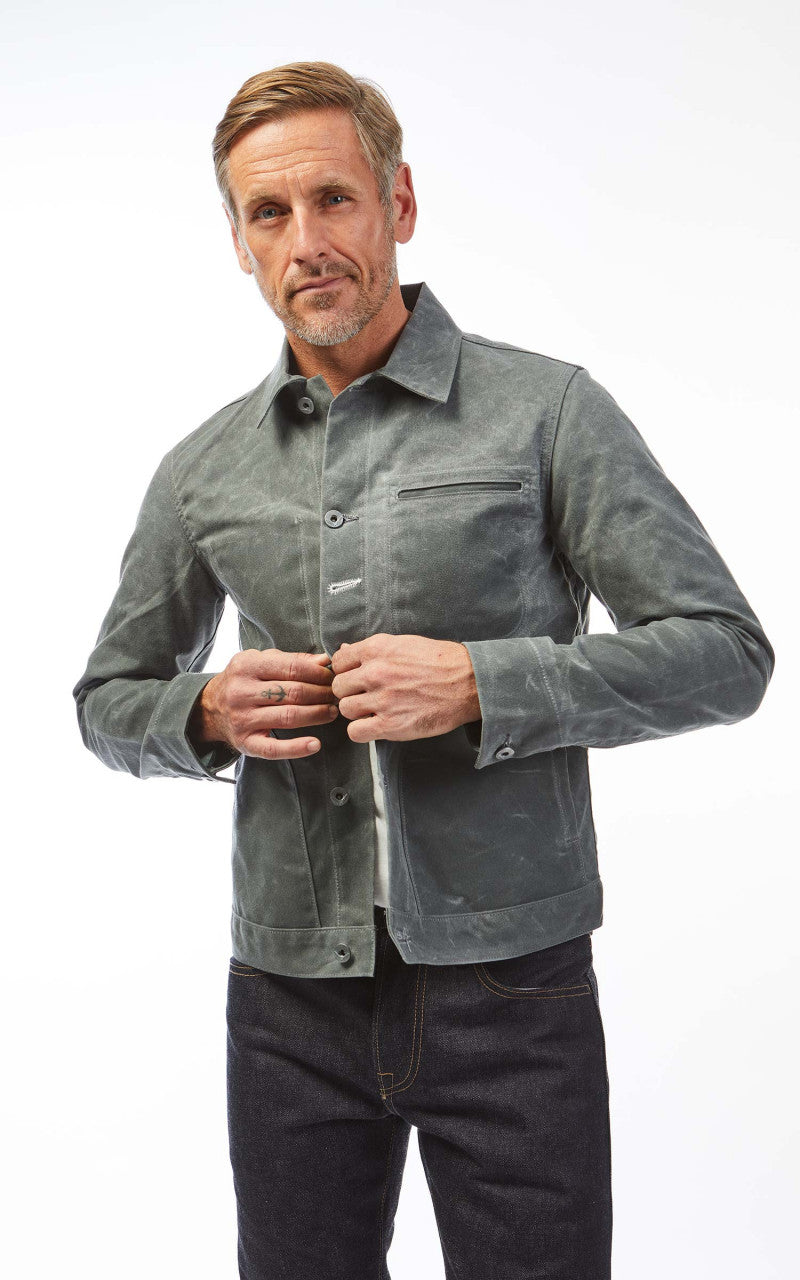 Rogue Territory Supply Jacket Waxed Canvas Ridgeline Grey