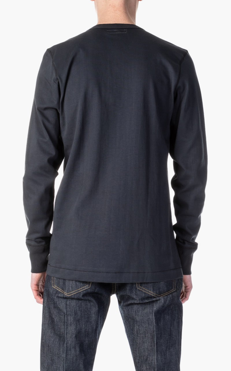 Merz b. Schwanen 204 Button Facing Shirt 1/1 Charcoal