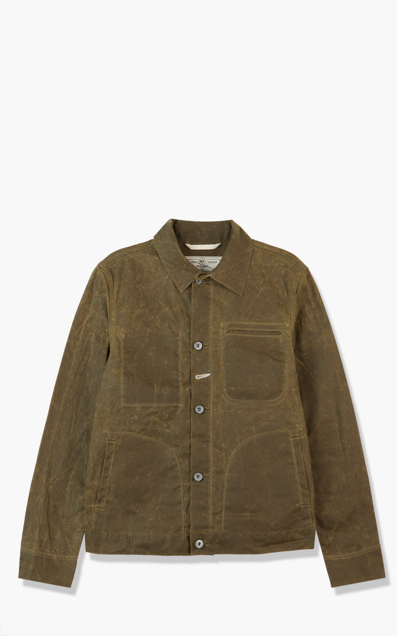 Rogue Territory Supply Jacket Waxed Canvas Ridgeline Hunter Green