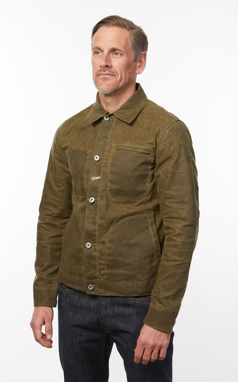 Rogue Territory Supply Jacket Waxed Canvas Ridgeline Hunter Green