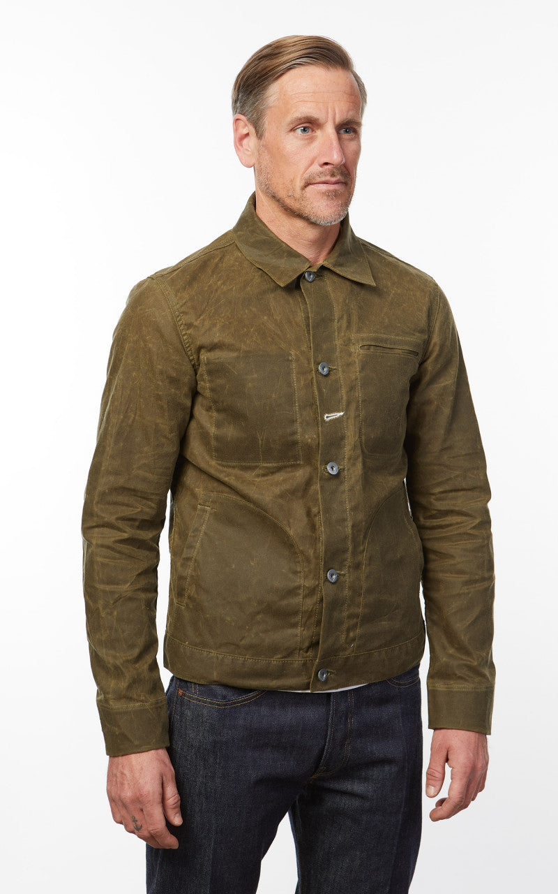 Rogue Territory Supply Jacket Waxed Canvas Ridgeline Hunter Green