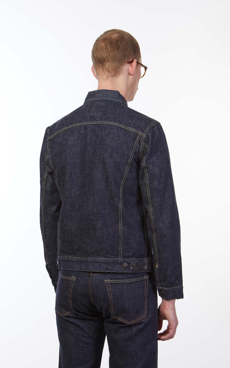 Fullcount 2101W Type 3 Selvedge Denim Jacket One Wash Indigo