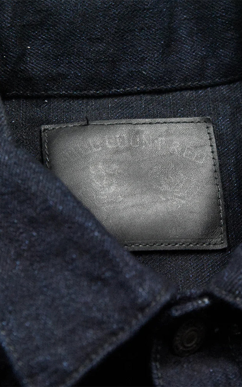 Fullcount 2102SRB Type 2 Selvedge Denim Jacket Super Rough Indigo x Black 15.5oz