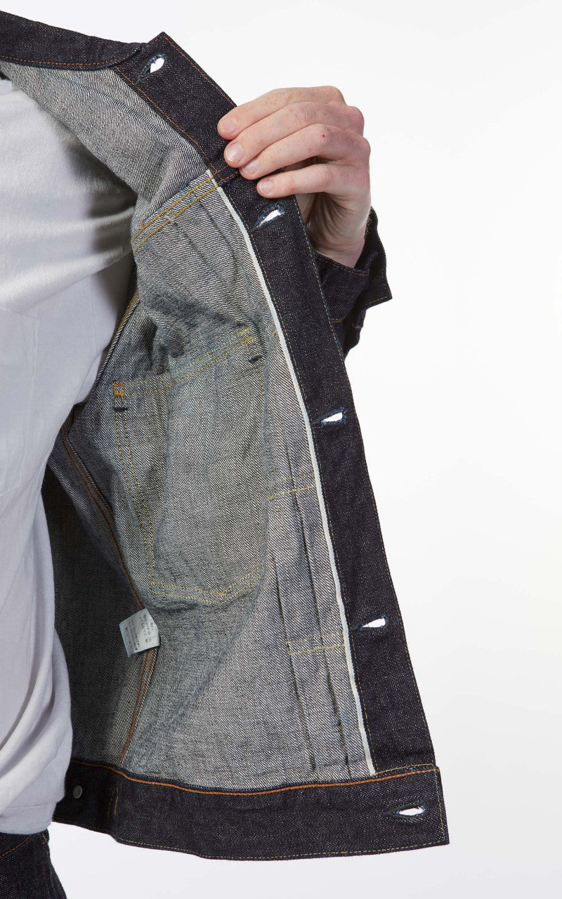 Fullcount 2102XXW Type 2 Selvedge Denim Jacket Heavy Ounce One Wash