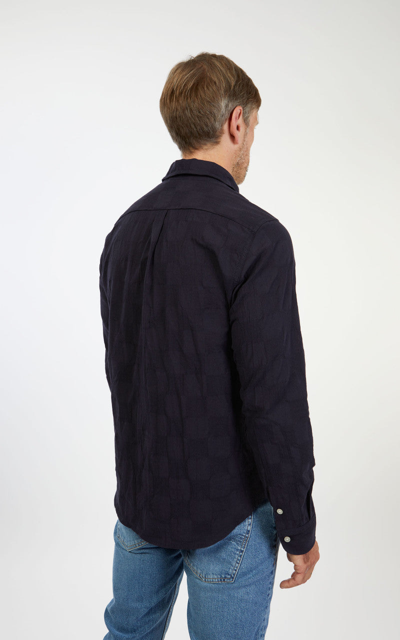 Rogue Territory Jumper Shirt Navy Checkered