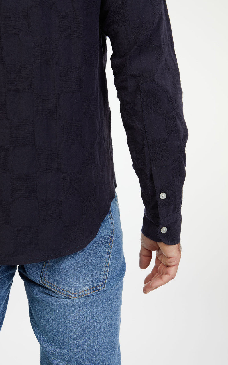 Rogue Territory Jumper Shirt Navy Checkered