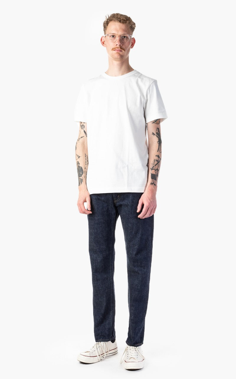 Merz b. Schwanen 214 Crew Neck Tee White