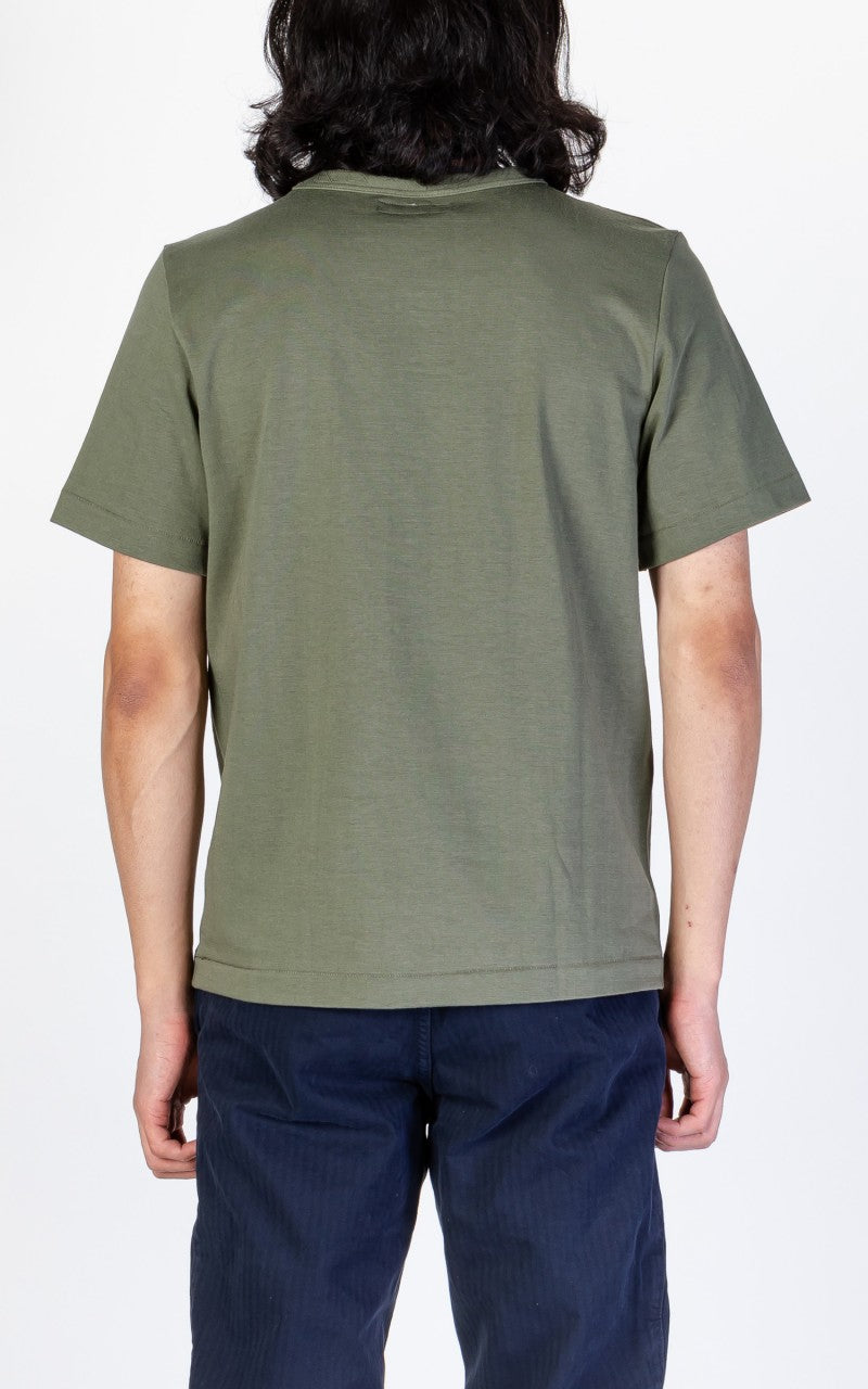 Merz b. Schwanen 214 Crew Neck Tee Army