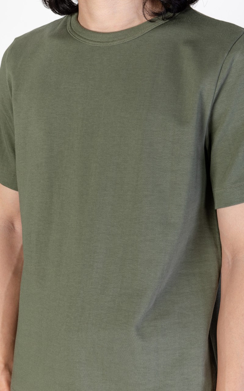 Merz b. Schwanen 214 Crew Neck Tee Army