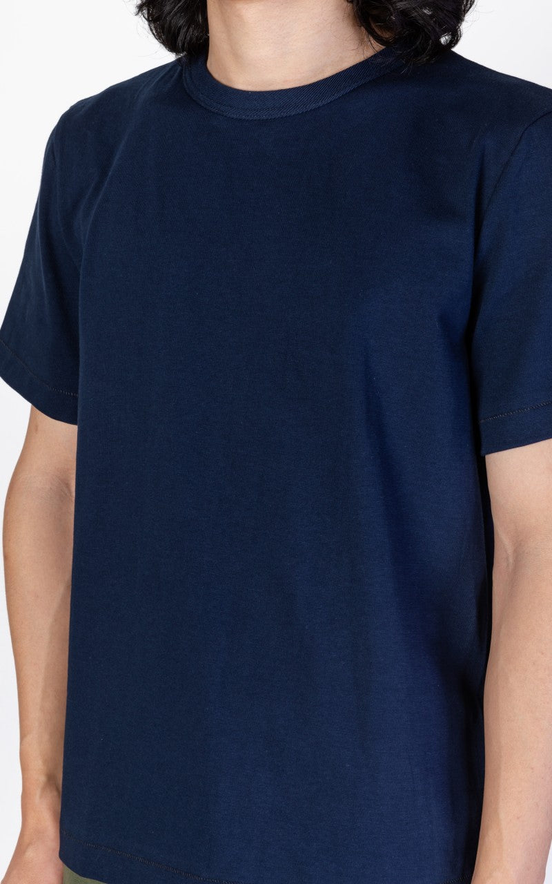 Merz b. Schwanen 214 Crew Neck Tee Ink Blue