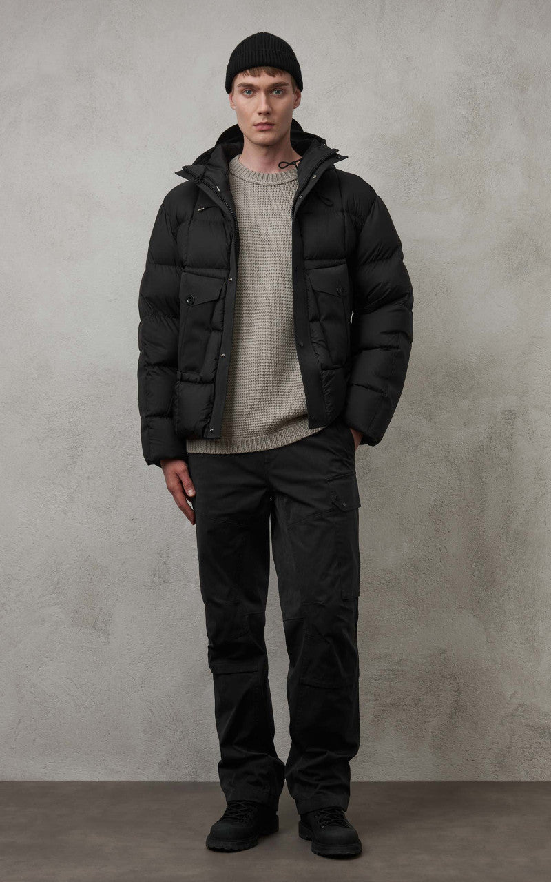 Ten C Tempest Combo Down Jacket Black