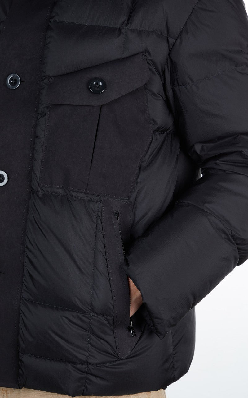 Ten C Sniper Combo Down Jacket Black