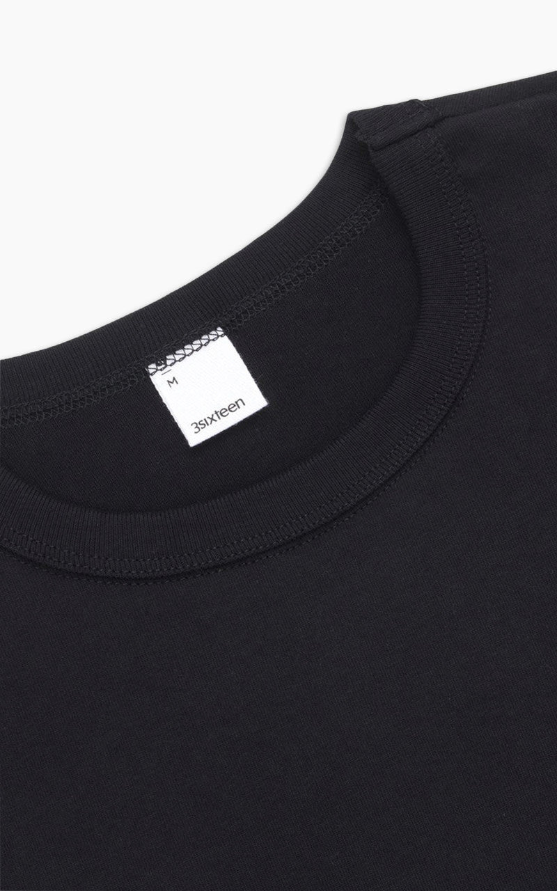 3sixteen Heavyweight Pocket T-Shirt 2 Pack Black