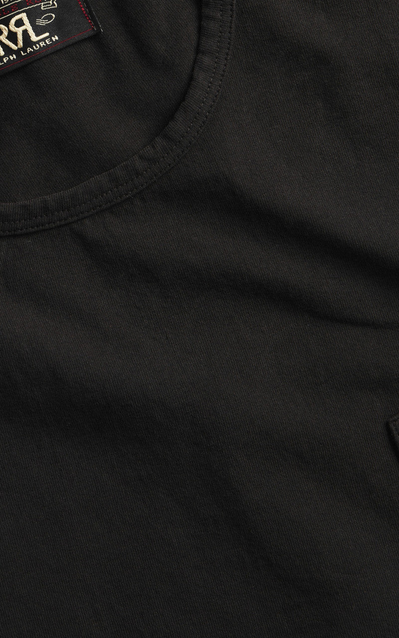 RRL 2-Pack Garment-Dyed Tees Black