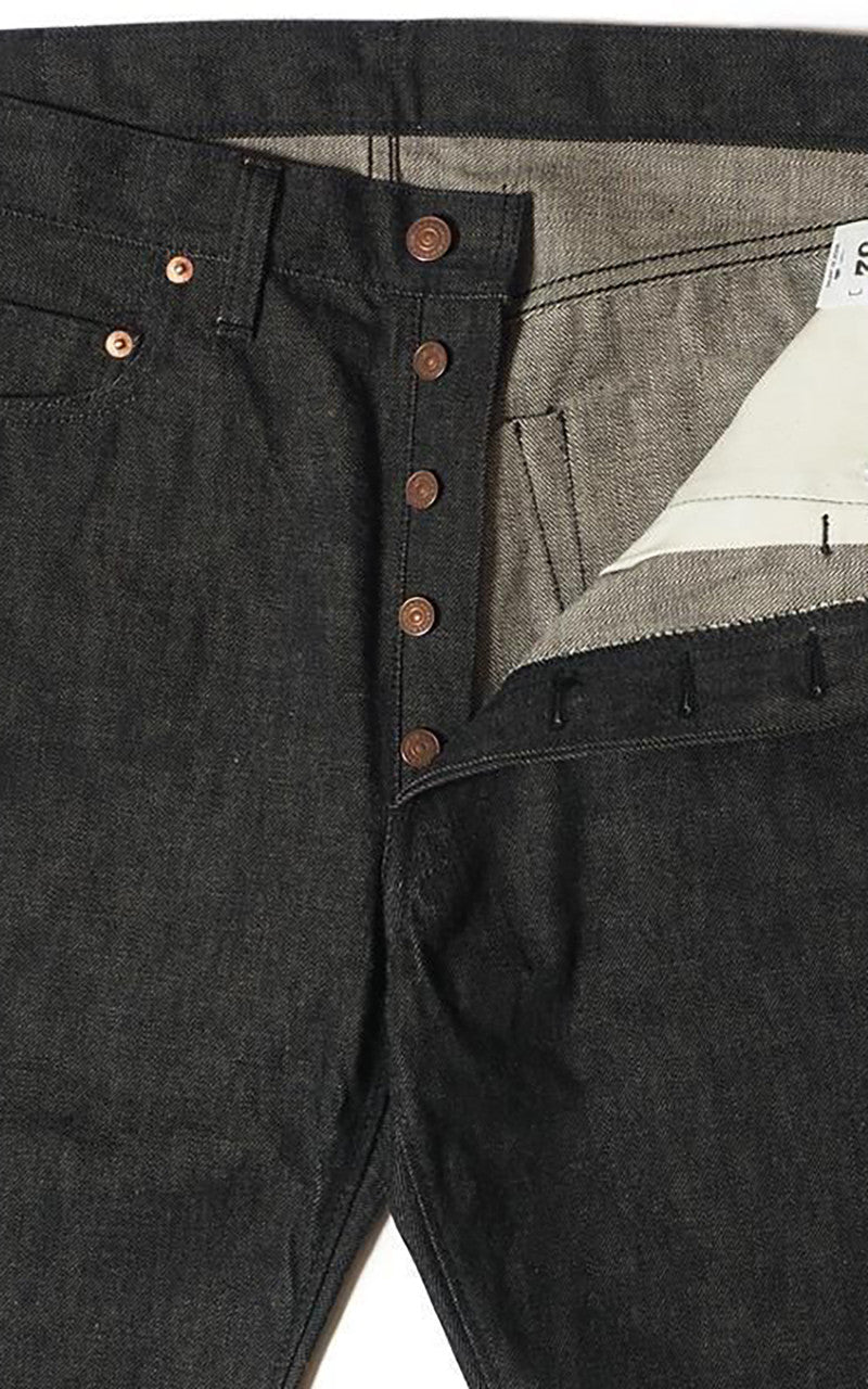 Denime Lot 224 66B Model Jeans Selvedge Black 14.5oz