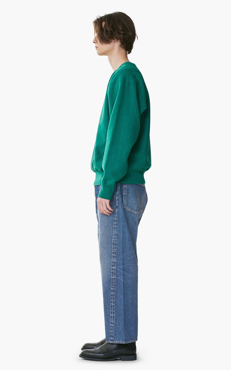 Kaptain Sunshine 5P Zipper Front Denim Pants Vintage Wash Indigo