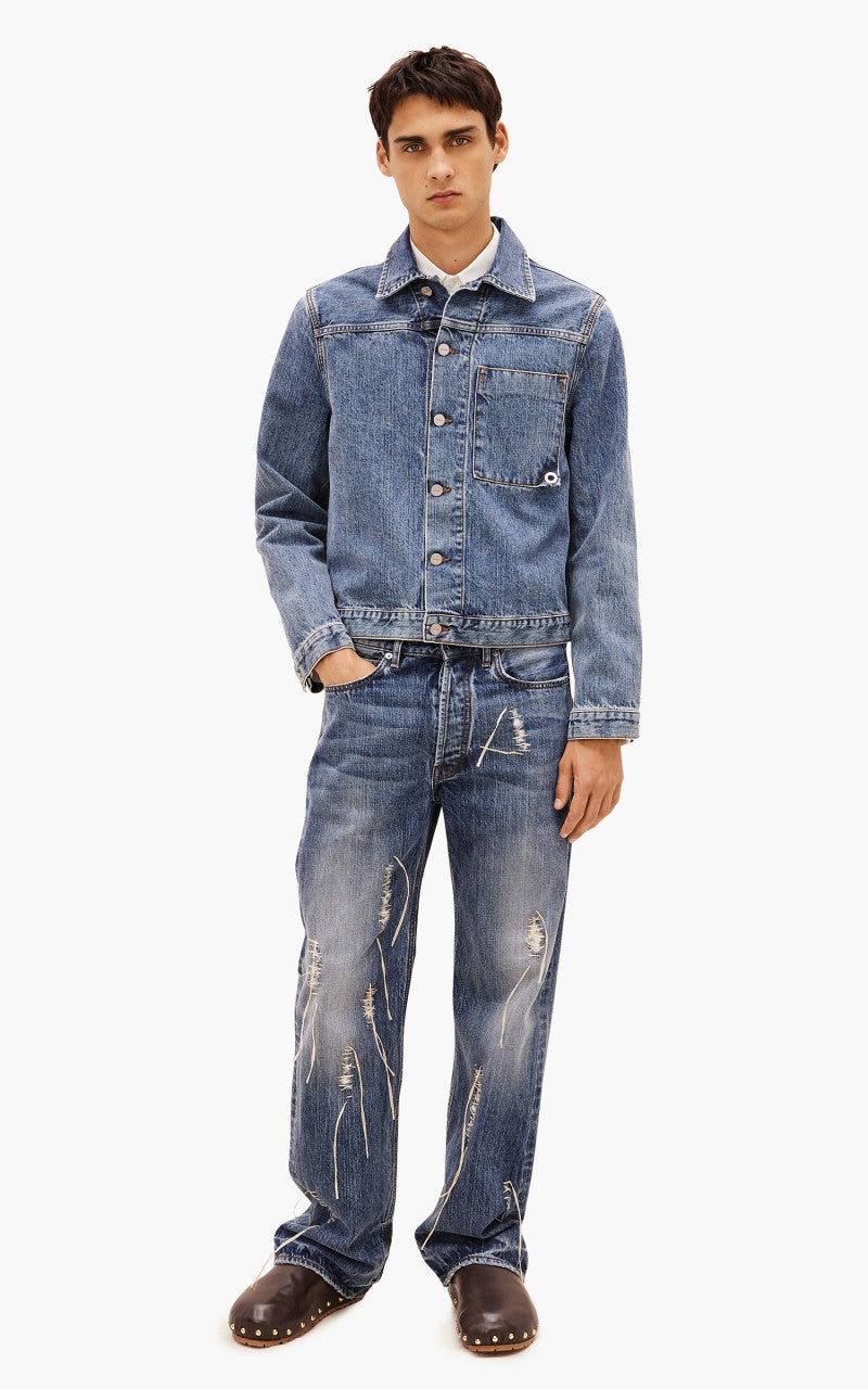 Jacquemus La Veste De-Nimes Jao Blue/Tabac